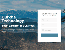Tablet Screenshot of gurkhatech.com